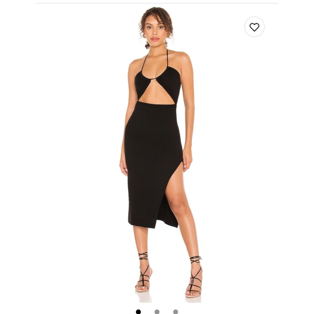 Revolve NBD Greta Dress Black